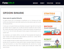 Tablet Screenshot of opzionibinarie.forexinfo.it